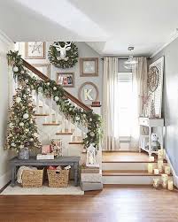 Pull Holiday Decor Up The Stairs Click The Link In The Profile To Shop This Look And For More Ideas To Add Christmas Home Holiday Decor Christmas Decorations