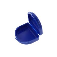 To finish off, or for a general clean, clean retainers by soaking them in special cleaning tablets (normally offered by your orthodontist) and lukewarm water, following the manufacturer's instructions. Bo Box Blue Orthodontic Retainer Cases Bag Of 10 Boxes Dental Supplies