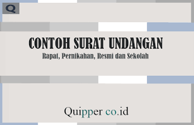 Surat undangan non resmi adalah surat undangan yang dibuat perseorangan atau kelompok untuk mengundang seseorang dalam kegiatan yang tidak setelah anda tahu tentang seluk beluk surat undangan, berikut kami lampirkan kepada anda beberpa contoh surat undangan yang dapat anda. Contoh Surat Undangan Rapat Pernikahan Resmi Dan Sekolah