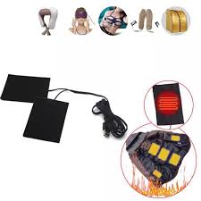 In this video i will show you how to make your own heated clothing! Vova 1 Set Electric Heating Pads Thermal Clothes Warmer Heated Jacket Mobile Warming Iusb Switch For Diy Heated Clothing