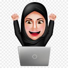 arab business woman working on laptop premium vector png similar png laptop premium vector png
