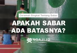 Tentang peranan wanita dalam dakwah канала media permai. Ceramah Singkat Tentang Sabar Apakah Sabar Ada Batasnya Ngaji Id