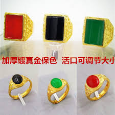 23.90 ct warna (colour) : Pasir Emas Batu Permata Cincin Pasangan Liar Batu Akik Merah Hidup Mulut Adjustable Baru Pria Dan Wanita Perhiasan Mata Shopee Indonesia