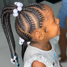 These kids' hairstyles can come together with just a bit of effort. Tumika Roberts S Instagram Post She S Super Excited Braids Kids Kidsbraids Cornrows Black Hair Styles Kids Hairstyles Girls Kids Hairstyles