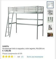 Soluzioni in gres porcellanato, cotto e klinker. Letto Soppalco Ikea In Metallo Grigio Con Materasso Eur 85 00 Picclick It