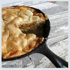 Easy Skillet Apple Pie Recipe Written Reality Recipe Skillet Apple Pie Apple Pie Recipes Apple Recipes