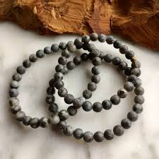 Maybe you would like to learn more about one of these? Matte Larvikite Bracelet Magic Grounding Minera Emporium