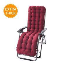 Xivqiuny 61 Inch Patio Chaise Lounger Cushion Indoor Outdoor Chaise Lounger Cushions Rocking Patio Seat Cushions Lounge Cushions Outdoor Lounge Chair Cushions
