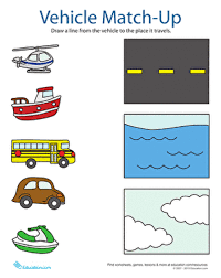 there are many different modes of transportation some travel on la preschool activities theme 