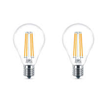 Philips 60 Watt Equivalent A15 Dimmable Led Light Bulb Soft White 2 Pack 477794 The Home Depot