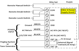 A good wiring diagram needs to be technically correct and clear to read. Dry Contact Closure Wiring Diagram For A Dwa S Sonachron Program Timer Lathem Time