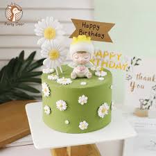 Check spelling or type a new query. Cute Daisy Elves Of Child Happy Birthday Cake Topper Flowers Wedding Bride Dessert Decoration For Birthday Party Lovely G Cake Decorating Supplies Aliexpress