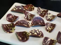 Chips En Chocolat Pour Decoration D Entremets Recette Chocolat Decoration Chocolat Deco Chocolat