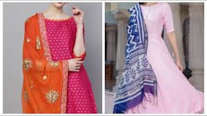 Dark pink colour combination suit. Contrast Colour Dupatta With Pink Suit Various Shades Of Pink Kurti Party Wear Kurti Design Ideas Youtube