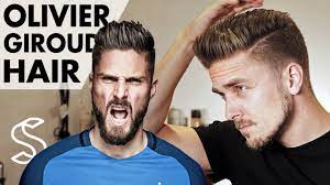Olivier Giroud Hairstyle Arsenal Footballer Short Men Hair Barber Olivier Giroud Hairstyle Mens Hairstyles Short Mens Hairstyles