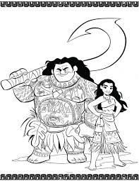 Coloriages Gratuits A Imprimer Vaiana Et Maui Coloriage Vaiana Coloriage Vaiana A Imprimer Coloriage