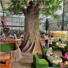 This Holiday Is Delicious Eating Together In Bogor Indonesia There Is A Cafe With A Instagramable With A Greenhouse Like Shape To Indonesia Bogor Sightseeing
