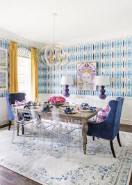 I Love The Table Captains Chairs With Pillows And Ghost Chairs Eclectic Dining Room Dining Room Colors Dining Room Wainscoting