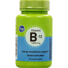 Vitamin b12 deficiency is very common; Kroger Vitamin B12 1000mcg Coated Tablets 120 Ct Kroger