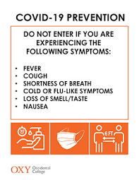 It was first identified in december 2019 in wuhan,. Covid 19 Safety Signage Occidental College