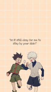 Jun 12, 2021 · not every wildly attractive anime character starts off that way. Gon X Killua Wallpaper Hunter Anime Anime Best Friends Hunter X Hunter
