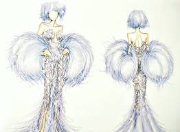 Atelier Versace Kylie Jenner Met Gala Dress Sketch Met Gala Dresses Kylie Jenner Met Gala Dress Sketches