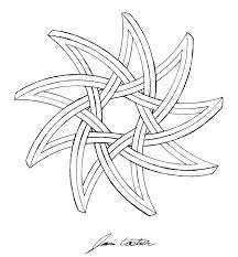 Curved Nine Pointed Star By Thecelticpoet On Deviantart Star Coloring Pages Geometric Tattoo Design Star Tattoos