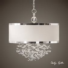 Fascination 3 Light Hanging Shade Carolyn Kinder International Crystal Ceiling Light Chandelier Pendant Lights Uttermost Lighting
