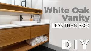 We did not find results for: Modern White Oak Vanity Cabinet For Less Than 300 Part 1 Diy Homeimprovement Woodwork Youtube