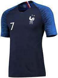Tous les produits dérivés et officiels fff de l'equipe de france de football 2 etoiles sont sur foot.fr. Homjo Equipe Nationale De France N 7 Gretzman Fan Maillot 2018 Coupe Du Monde Football Adulte Uniforme S Amazon Fr Vetements Et Accessoires