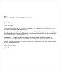 How to write job offer acceptance letter. 42 Sample Offer Letter Templates Free Premium Templates