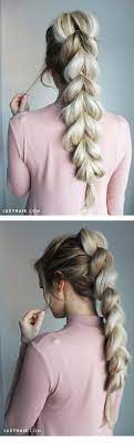 Tips To Instantly Make Your Hair Look Thicker How To Pull Through Braid Easy Braid Hairstyle Diy Products Hair Styles Hair Cuttery Braided Hairstyles Easy