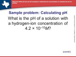 How do you determine ph from molarity? How Is Ph Defined The Ph Of A Solution Is The Negative Logarithm Of The Hydrogen Ion Concentration The Ph May Be Represented Mathematically Using The Ppt Video Online Download