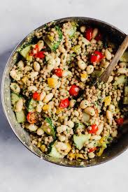Check out these 20 exciting + yummy couscous recipes to mix up your meal routine. Pesto Couscous Salad Emilie Eats