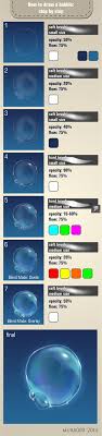 How To Draw A Bubble Step By Step By Murr000 Digital Painting Tutorials Bubble Drawing Bubble Art