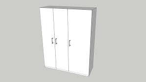 The ikea kvikne wardrobe weighed in at ca$ 149.00 (us$ 159.00) and had stated product dimensions of 120 cm x 57 cm x 190 cm (width x. Ikea Dombas Wardrobe 3d Warehouse