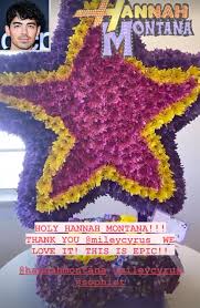 Today's mother's day deal of the day: Miley Cyrus Sends Joe Jonas And Sophie Turner Huge Hannah Montana Gift People Com