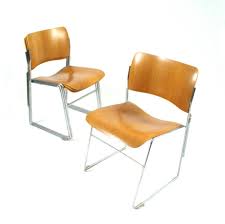 For Sale Set Of 4 Stackable Chairs By David Rowland For Seid International 1960s Stackable Chairs Chair 4 Dining Chairs