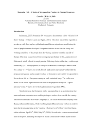 Program tv azi, posturi tv: Pdf Romania Ltd A Study Of Irresponsible Conduct In Human Resources