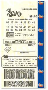 max lotto winning numbers