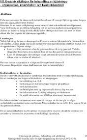 Antitrombotisk behandling ges enligt rutin med beaktande av ökad. Hjartstopp Pa Sjukhus Behandling Och Utbildning Pdf Free Download