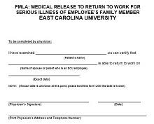 This form helps gather return to work information and minimize release of medical information to a supervisor when returning from a leave of absence or use of sick leave 55 Return To Work Letters Work Release Form 2020 Excelshe