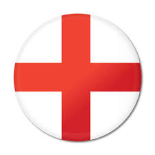 Another record, dating from 1277, attests that a red cross of st some evidence suggests that a flag of this design flew on english ships in the late 13th century. England Flag 50mm Badge Country Flags 5cm Diameter Pin Badges