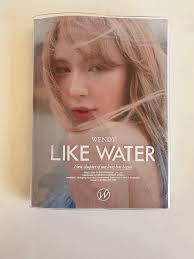 Wendy Like Water (Photobook Version + Poster) Red Velvet Solo Album