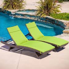 Set Of 2 Green Cushion Pads For Outdoor Chaise Lounge Chairs Divingplatform Outdoor Lounge Cushions Outdoor Chaise Lounge Cushions Outdoor Chaise Lounge Chair