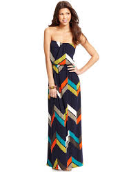 Trixxi Juniors Strapless Printed Maxi Dress Juniors Dresses Macy S Dresses Junior Maxi Dresses Trixxi Dress