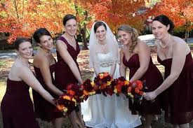 See more ideas about flower arrangements, wedding flowers, wedding centerpieces. Bright Burgundy And Orange Fall Wedding Color Ideas Colorsbridesmaid