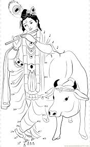 Download krishna coloring page and use any clip art,coloring,png graphics in your website, document or presentation. Krishna Janmashtami Ganesha Coloring Book Drawing Png 800x1340px Coloring Home