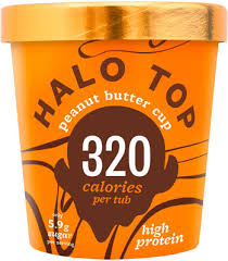 Vegan and people with dairy intolerance. Peanut Butter Cup Ice Cream Halo Top 473 Ml