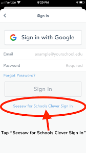 We did not find results for: How Does My Child Sign In To Seesaw Via Clever Seesaw Help Center